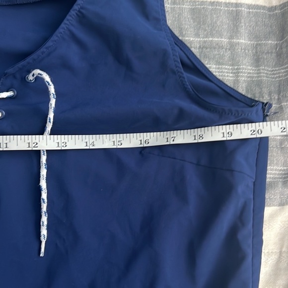 West Marine, Navy Nautical Boat Day Coastal Marina Dress Resort Cover-Up Size XL - Picture 10 of 11